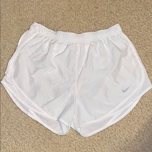 brand new WHITE NIKE SHORTS